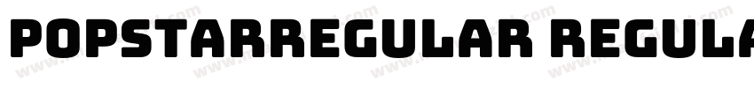 popstarregular Regular字体转换